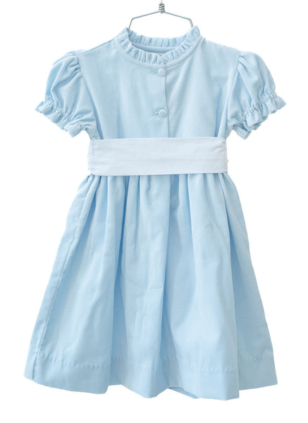 Blue Christmas Velvet Holiday Dress I Ruth and Ralph