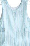 The Blue Striped Jonjon is perfect for spring celebrations, and a little boy will be picture-perfect for Easter in this charming outfit.