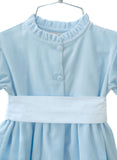 Blue Velvet Holiday Dress