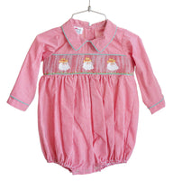 Cowboy Santa Smocked Henry Bubble