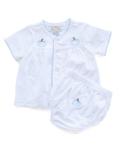 Blue Pumpkins Layette Set