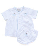 Blue Pumpkins Layette Set