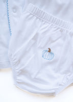 Blue Pumpkins Layette Set