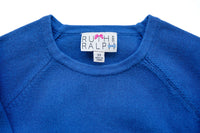 Blue Stripes Knit Sweater Set