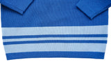 Blue Stripes Knit Sweater Set