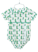 Pima Green Boot Outfits for Boys bubble for Baylor 
