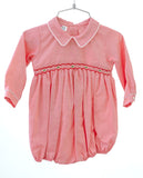 Festive Red and Green Smocked Arthur Bubble