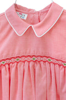 Festive Red and Green Smocked Arthur Bubble
