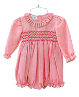 Festive Red and Green Smocked Bridget Bubble
