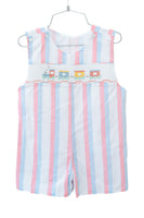 Trains Smocked Benjamin Jonjon