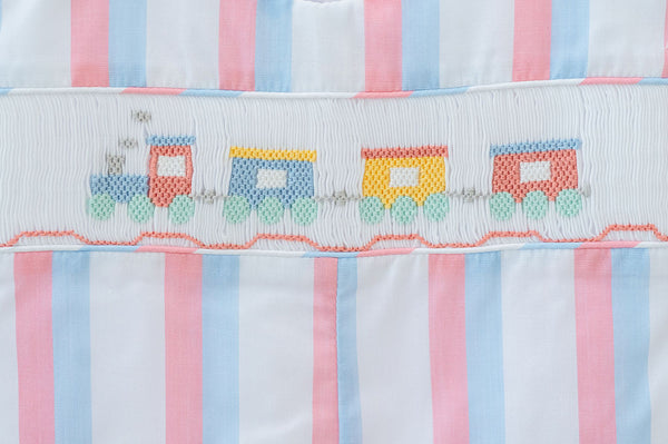 Trains Smocked Benjamin Jonjon