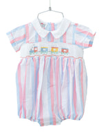 Trains Smocked Henry Bubble