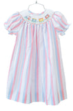 Trains Smocked Helen Dress