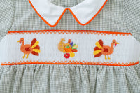 Thanksgiving Smocked Henry Bubble