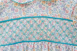 Multicolor Fall Floral Smocked Dress