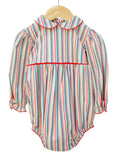 Holiday Stripes Pima Cotton Emma Bubble