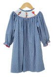 Cowgirl Nutcrackers Smocked Helen Dress
