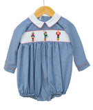 Cowboy Nutcrackers Smocked Henry Bubble