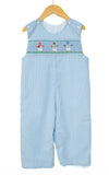 Snowmen Smocked Norman Longall