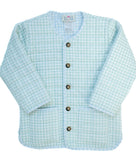 Light Green Gingham Quilted Jacket