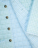 Light Green Gingham Quilted Jacket