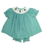 Frankenstein Smocked Annabelle Bloomer Set