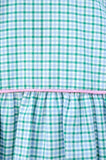Evergreen frost plaid dress