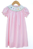 Rainbow Pumpkins Smocked Helen Dress