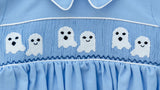 Blue Ghosts Smocked Henry Bubble
