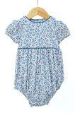 Ghost Floral Print Pima Cotton Cary Bubble