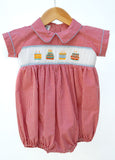 Red Birthday Cakes Smocked Henry Bubble