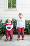 Christmas Geese Smocked Beau T-Shirt/Pants Set