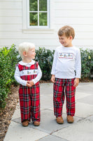 Christmas Geese Smocked Norman Longall