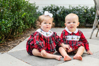 Christmas Geese Smocked Henry Bubble