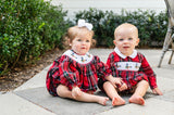 Christmas Geese Smocked Henry Bubble