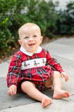 Christmas Geese Smocked Henry Bubble