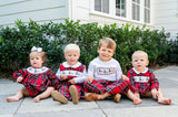 Christmas Geese Smocked Birdie Bubble