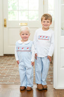 Santa Claus Smocked Beau T-Shirt/Pants Set