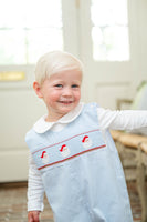 Santa Claus Smocked Norman Longall