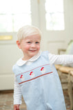 Santa Claus Smocked Norman Longall