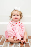 Santa Claus Smocked Birdie Bubble