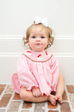 Santa Claus Smocked Birdie Bubble