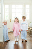 Santa Claus Smocked Beau T-Shirt/Pants Set