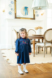 Poinsettia Smocked Pima Cotton Libby Dress