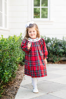 Christmas Geese Smocked Helen Dress