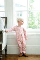 Christmas Tiles Pima Cotton Grayson Coverall Romper