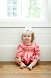 Festive Red and Green Smocked Bridget Bubble