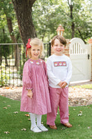 Cowboy Santa Smocked Beau T-Shirt/Pants Set