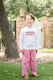 Cowboy Santa Smocked Beau T-Shirt/Pants Set