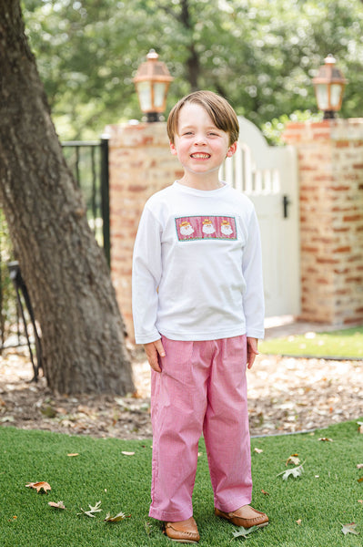 Cowboy Santa Smocked Beau T-Shirt/Pants Set